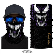 Load image into Gallery viewer, Breathable Mask Bandana Mascarillas Venom Neck Gaiter Cycling Face Mask Hiking Scarves Headband Summer Balaclava Bufanda Hombre