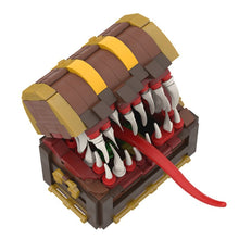 Load image into Gallery viewer, Bricklink Ideas Mimic Chest Box Game Figures Diabloed Final Fantasyed Treasure Chest Monster Dragon Quested Building Blocks Toys