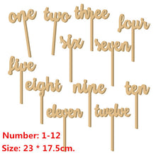 Load image into Gallery viewer, Wedding Table Number Table Cards Seat Cards Table Number Signs Place Holder Wedding Decoration Party Supplies Home Decoration