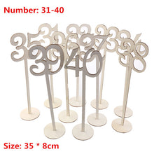 Load image into Gallery viewer, Wedding Table Number Table Cards Seat Cards Table Number Signs Place Holder Wedding Decoration Party Supplies Home Decoration