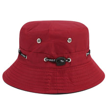 Load image into Gallery viewer, Bucket Hat For Men Women Unisex Beach Sun Hats Street Headwear Fisherman Outdoor Cap Summer Panama Adjustable Travel Caps