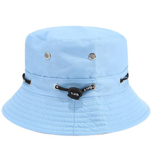 Load image into Gallery viewer, Bucket Hat For Men Women Unisex Beach Sun Hats Street Headwear Fisherman Outdoor Cap Summer Panama Adjustable Travel Caps