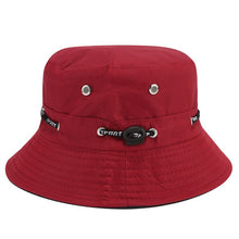 Load image into Gallery viewer, Bucket Hat For Men Women Unisex Beach Sun Hats Street Headwear Fisherman Outdoor Cap Summer Panama Adjustable Travel Caps