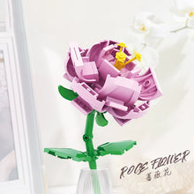 Load image into Gallery viewer, Building Blocks Flower Diy Plant Potted Tulip Lavender Simulation Bouquet Home Decoration Girl Gift Children Educational Toys