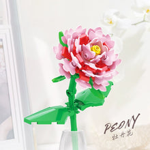 Load image into Gallery viewer, Building Blocks Flower Diy Plant Potted Tulip Lavender Simulation Bouquet Home Decoration Girl Gift Children Educational Toys