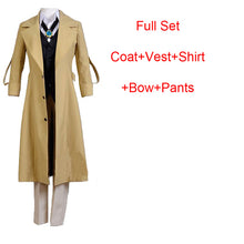 Load image into Gallery viewer, Bungo Stray Dogs Dazai Osamu Cosplay Anime Costume Long Jacket Coat Suit Adult Men Halloween Christmas Costume