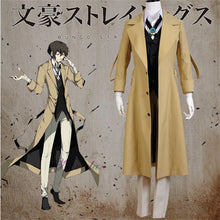 Load image into Gallery viewer, Bungo Stray Dogs Dazai Osamu Cosplay Anime Costume Long Jacket Coat Suit Adult Men Halloween Christmas Costume