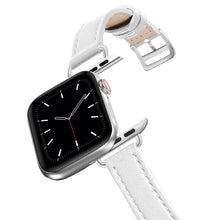 Load image into Gallery viewer, Real Leather Loop Bracelet Belt Band for Apple Watch SE 7654 42MM 38MM 44MM 40MM Strap on Smart iWatch 3 Watchband 45mm