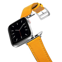 Load image into Gallery viewer, Real Leather Loop Bracelet Belt Band for Apple Watch SE 7654 42MM 38MM 44MM 40MM Strap on Smart iWatch 3 Watchband 45mm