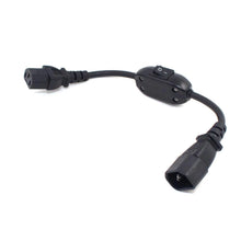 Load image into Gallery viewer, C14-C13 Extension Power Cord, IEC 320 C13 Female to C14 Male with 10A On/Off Switch Power Adapter Cable