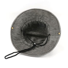 Load image into Gallery viewer, Cotton UV Protection Sun Hats For Women Men Fishing Hiking Bucket Hat Floral Ribbon Design Outdoor Beach Cap