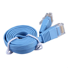 Load image into Gallery viewer, CAT6 Flat Ethernet Cable RJ45 Lan Cable Networking Ethernet Patch Cord for Computer Router Laptop 0.5M/1M/2M/3M/5M/8M Size