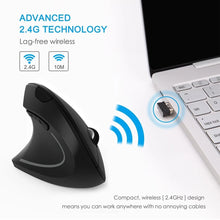 Load image into Gallery viewer, Ergonomic Vertical Mouse 2.4G Wireless Right Left Hand Computer Gaming Mice 6D USB Optical Mouse Gamer Mouse For Laptop PC