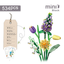 Load image into Gallery viewer, Cactus Mini Building Blocks DIY Creative Bonsai Succulent Simulation Green Plants Flowers Home Decoration Children's Toys Gifts