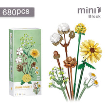 Load image into Gallery viewer, Cactus Mini Building Blocks DIY Creative Bonsai Succulent Simulation Green Plants Flowers Home Decoration Children's Toys Gifts