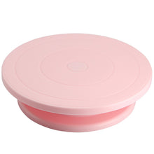 Load image into Gallery viewer, Cake Stand Turntable Rotating Base Cake Plastic Dough Knife Decorating 10 Inch Cream Cakes Stand set Cake Rotary Turntable tool