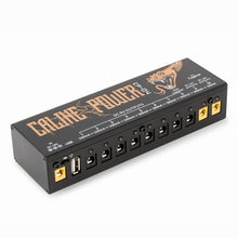 Load image into Gallery viewer, Caline CP-04 Guitar Effect Pedal Power Supply 10 Isolated Outputs (9V, 12V, 18V) Short Circuit /Overcurrent Protection