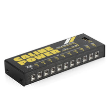Load image into Gallery viewer, Caline CP-207 Truly Isolated Pedal Power Supply 10 Outputs For 9V 12V 18V Guitar Effects with Adapter and 12 Cables Accessories