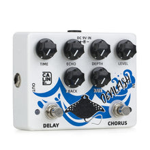 Load image into Gallery viewer, Caline DCP-03 DEVILFISH Chorus Delay Effect Pedal Guitar Accessories Dual Guitar Pedal