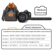 Load image into Gallery viewer, Camera Bag Digital Bag Waterproof Shockproof Breathable Camera Backpack For Nikon Canon Sony Small Video Photo Bag Backpack