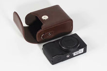 Load image into Gallery viewer, Camera bag PU Leather case cover for DSC-RX100 RX100 VII VI VA V IV III II 7 6 5 4 3 2 RX100M6 RX100M5 RX100M4 RX100M3 RX100M7