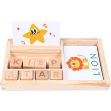 Load image into Gallery viewer, Spelling Words Game Kids Early Educational Toys for Children Learning Wooden Toys Education Toy