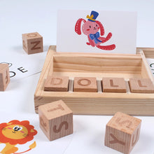 Load image into Gallery viewer, Spelling Words Game Kids Early Educational Toys for Children Learning Wooden Toys Education Toy