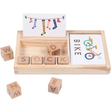 Load image into Gallery viewer, Spelling Words Game Kids Early Educational Toys for Children Learning Wooden Toys Education Toy