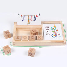 Load image into Gallery viewer, Spelling Words Game Kids Early Educational Toys for Children Learning Wooden Toys Education Toy