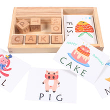 Load image into Gallery viewer, Spelling Words Game Kids Early Educational Toys for Children Learning Wooden Toys Education Toy