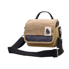 Load image into Gallery viewer, Canvas Camera Bag Case Bag For Canon EOS M10 M6 M5 SX60 SX50 SX30 SX510 1100D 1200D 1300D 450D 500D 600D 550D 18-55mm lens