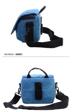 Load image into Gallery viewer, Canvas Camera Bag Case Bag For Canon EOS M10 M6 M5 SX60 SX50 SX30 SX510 1100D 1200D 1300D 450D 500D 600D 550D 18-55mm lens