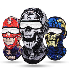 Load image into Gallery viewer, Cap-mask balaclava skull skeleton mask balaclava for fishing hunting tourism and cycling