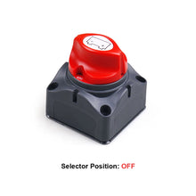 Load image into Gallery viewer, Car Auto 12V-60V 100A-300A RV Marine Boat Battery Selector Isolator Disconnect Rotary Switch Cut
