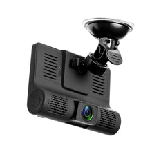 Load image into Gallery viewer, Car DVR 3 Cameras 4.0 Inches Dash Cam Car Video Recorder Auto Registrator Dvrs Dash Cam with 3 Ways Cameras