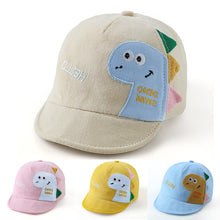 Load image into Gallery viewer, Cartoon Baby Baseball Cap Cute Dinosaur Letter Kids Baby Girl Boy Sun Hat Spring Summer Children Toddler Beach Hat