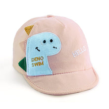 Load image into Gallery viewer, Cartoon Baby Baseball Cap Cute Dinosaur Letter Kids Baby Girl Boy Sun Hat Spring Summer Children Toddler Beach Hat