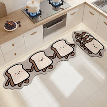 Load image into Gallery viewer, Cartoon Kitchen Long Rugs Irregular Dog Cat Floor Mat for Living Room Non-slip Entrance Doormat Kitchen Carpet Home Decor