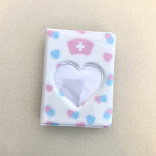 Load image into Gallery viewer, Cartoon PVC Photo Album Idol Card Storage Album 3-inch Love Hollow Printing Album Mini Kpop Photocard Collect Book Stationery