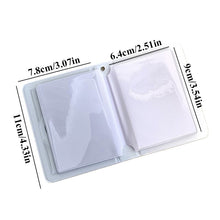 Load image into Gallery viewer, Cartoon PVC Photo Album Idol Card Storage Album 3-inch Love Hollow Printing Album Mini Kpop Photocard Collect Book Stationery
