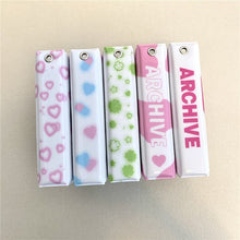 Load image into Gallery viewer, Cartoon PVC Photo Album Idol Card Storage Album 3-inch Love Hollow Printing Album Mini Kpop Photocard Collect Book Stationery