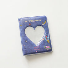Load image into Gallery viewer, Cartoon PVC Photo Album Idol Card Storage Album 3-inch Love Hollow Printing Album Mini Kpop Photocard Collect Book Stationery