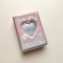 Load image into Gallery viewer, Cartoon PVC Photo Album Idol Card Storage Album 3-inch Love Hollow Printing Album Mini Kpop Photocard Collect Book Stationery