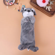 Load image into Gallery viewer, Pencil Case Cartoon Plush Dog Puppy School office supplies Pencil Bags For Kids