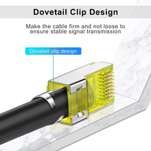 Load image into Gallery viewer, Cat7 RJ45 Connector 8P8C Modular Ethernet Cable Head Plug Gold-plated Cat 7 Crimp Network RJ 45 Cat7 Colorful Crimper Connector