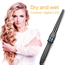 Load image into Gallery viewer, Ceramic Styling Tools professional Hair Curling Iron Hair waver Pear Flower Cone Electric Hair Curler Roller Curling Wand