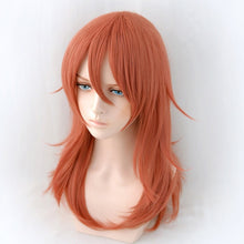 Load image into Gallery viewer, Chainsaw Man Cosplay Angel Devil 50cm Long Wig Christmas Dark Orange Color Wig Cosplay Anime Wigs Heat Resistant Synthetic Wigs
