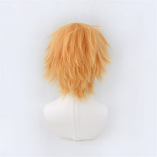 Load image into Gallery viewer, Chainsaw Man Denji Wig Cosplay Costume Golden Short Heat Resistant Synthetic Hair Halloween