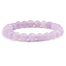 Load image into Gallery viewer, Charm Purple Agates Natural Weathered Gem Stone Bead Strand Women Stretch Bracelet Reiki Yoga Jewelry Best Friend Gift Pulseras
