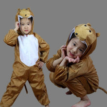 Load image into Gallery viewer, Children Kids Animal Costumes Dinosaur Tiger Horse Pig Elephant Cow Wolf fox rabbit Cosplay Halloween Gift Animals Jumpsuit